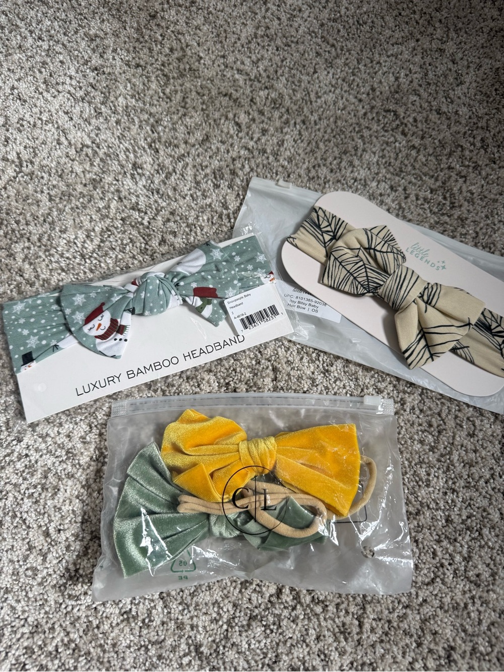 Baby Bow Lot (4) - Caden Lane, Emerson & Friends, Little Legends